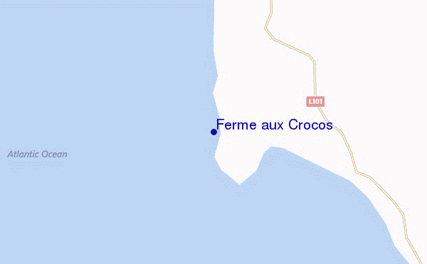 mappa di localizzazione di Ferme aux Crocos