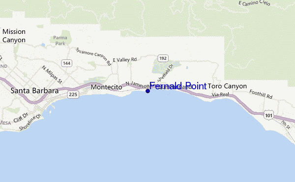 mappa di localizzazione di Fernald Point