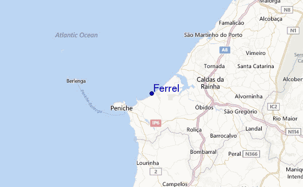 Ferrel Location Map