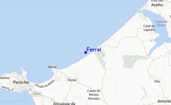 mappa di localizzazione di Ferrel