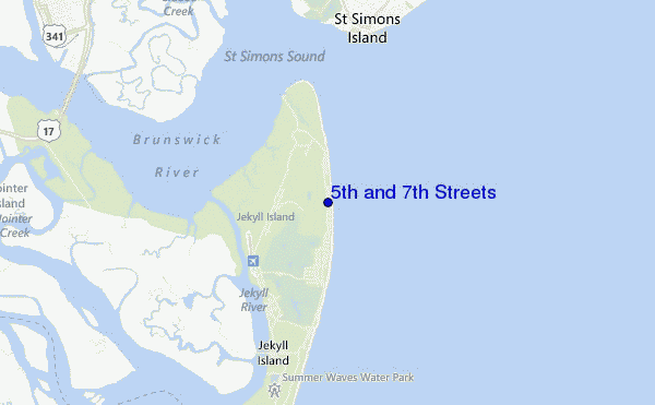 mappa di localizzazione di 5th and 7th Streets