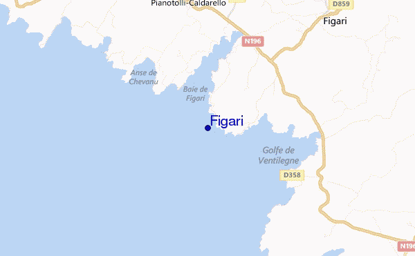 mappa di localizzazione di Figari