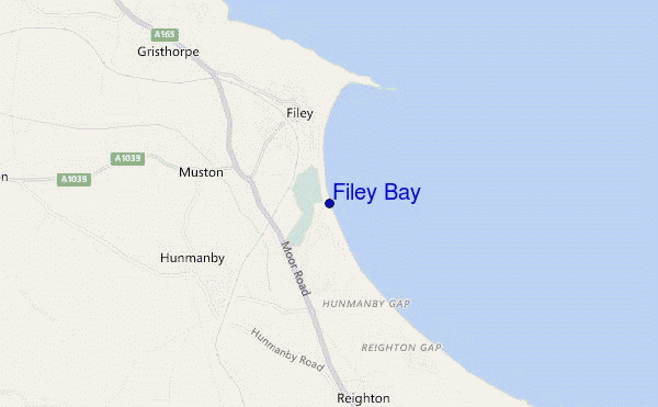 mappa di localizzazione di Filey Bay