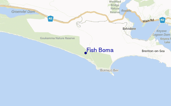 mappa di localizzazione di Fish Boma