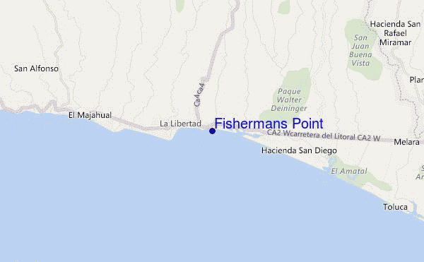 mappa di localizzazione di Fishermans Point
