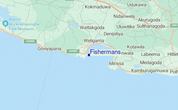 mappa di localizzazione di Fishermans