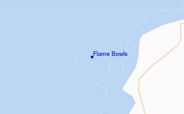 mappa di localizzazione di Flame Bowls