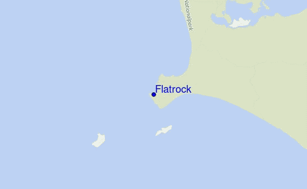 mappa di localizzazione di Flatrock