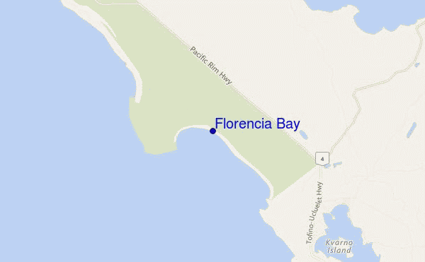 mappa di localizzazione di Florencia Bay