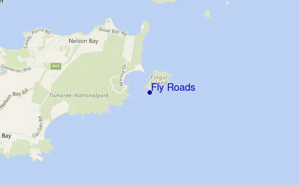 mappa di localizzazione di Fly Roads