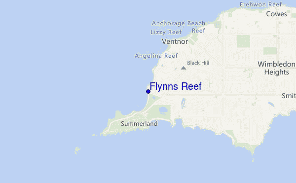 mappa di localizzazione di Flynns Reef