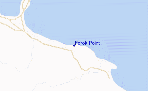mappa di localizzazione di Forok Point