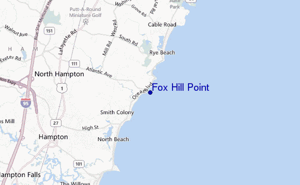 mappa di localizzazione di Fox Hill Point
