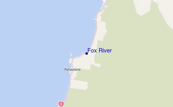 mappa di localizzazione di Fox River