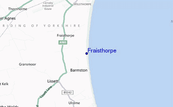 mappa di localizzazione di Fraisthorpe