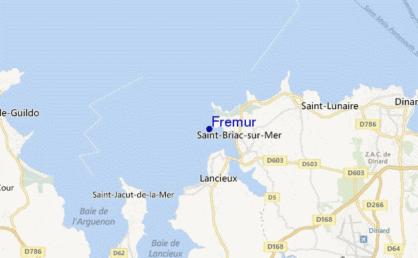 mappa di localizzazione di Fremur