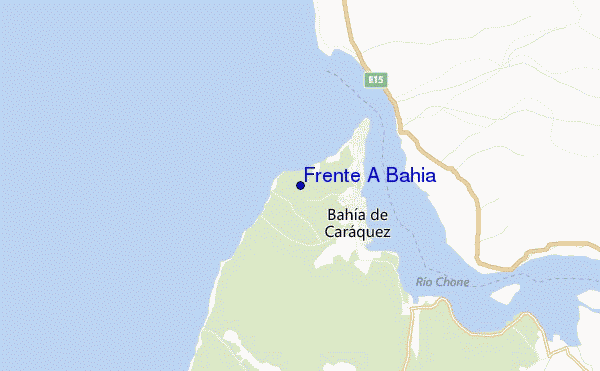 mappa di localizzazione di Frente A Bahia