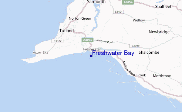 mappa di localizzazione di Freshwater Bay