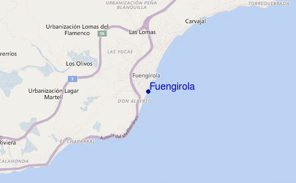mappa di localizzazione di Fuengirola