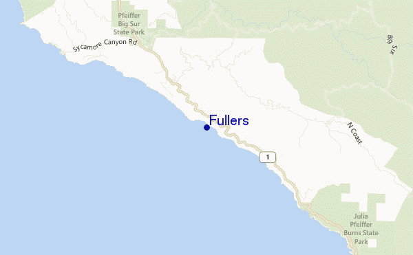 mappa di localizzazione di Fullers