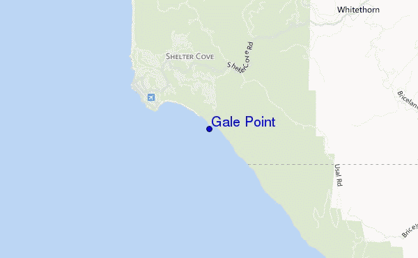 mappa di localizzazione di Gale Point