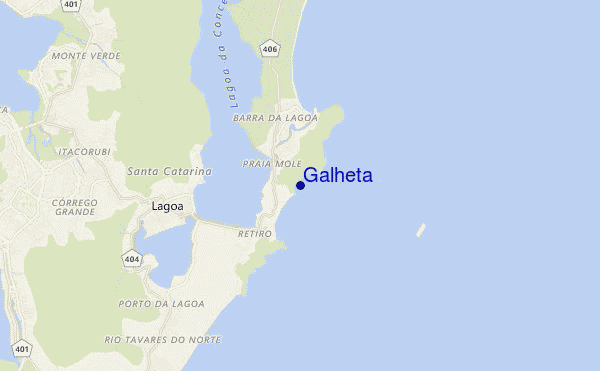 mappa di localizzazione di Galheta
