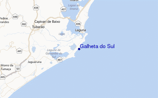 Galheta do Sul Location Map
