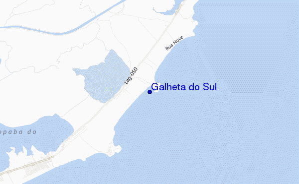 mappa di localizzazione di Galheta do Sul