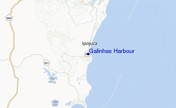 mappa di localizzazione di Galinhas Harbour