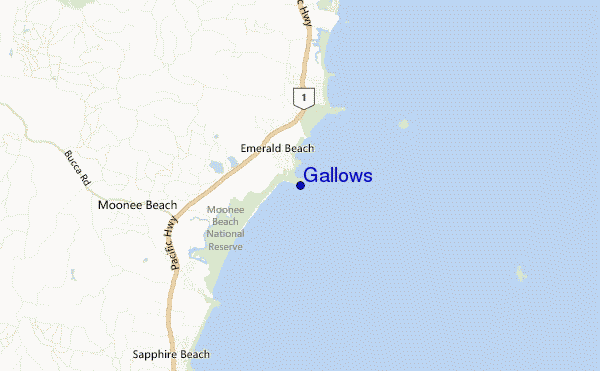 mappa di localizzazione di Gallows