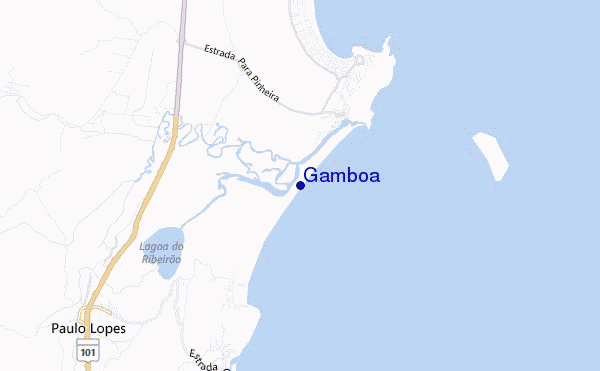 mappa di localizzazione di Gamboa