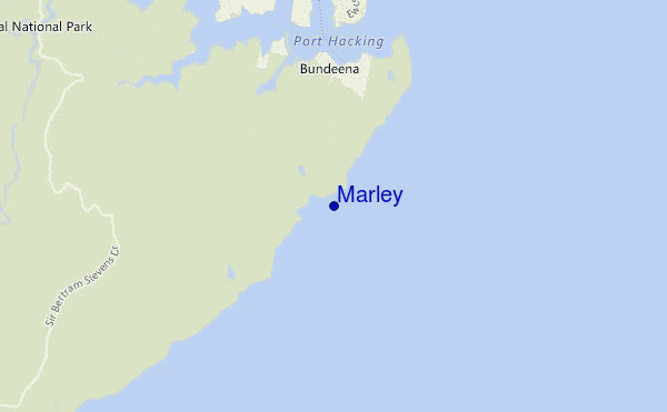 mappa di localizzazione di Marley