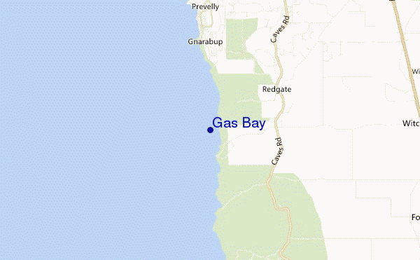 mappa di localizzazione di Gas Bay