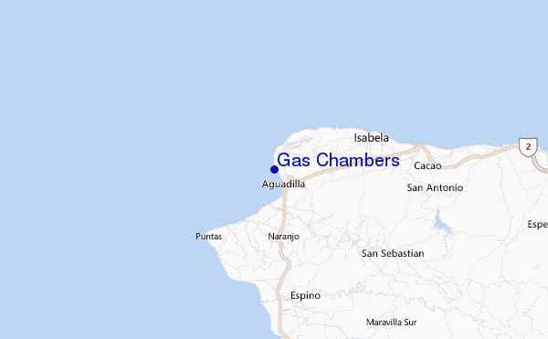 Gas Chambers Location Map