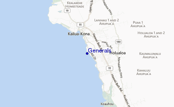 mappa di localizzazione di Generals