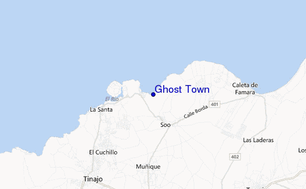 mappa di localizzazione di Ghost Town