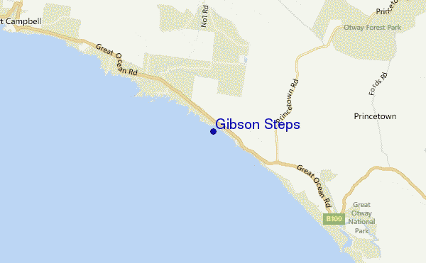 mappa di localizzazione di Gibson Steps