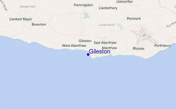 mappa di localizzazione di Gileston