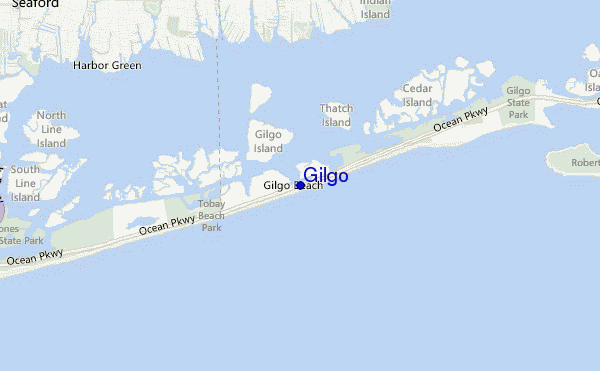 mappa di localizzazione di Gilgo