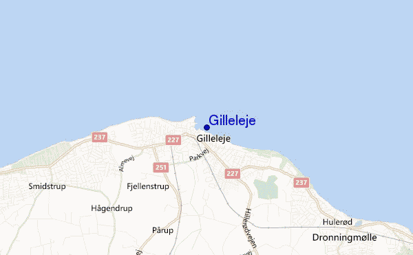 mappa di localizzazione di Gilleleje
