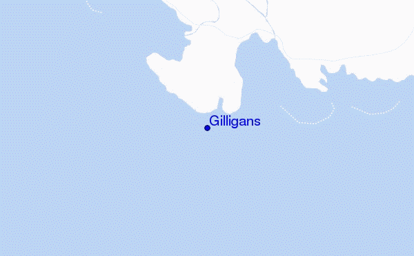 mappa di localizzazione di Gilligans