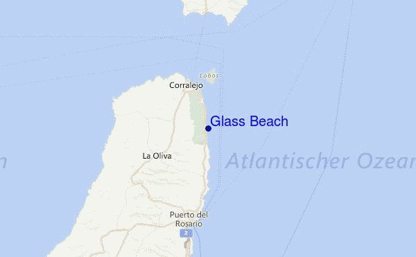 Glass Beach Location Map