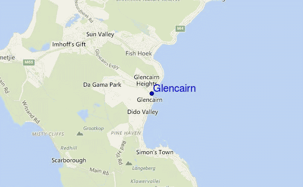 mappa di localizzazione di Glencairn