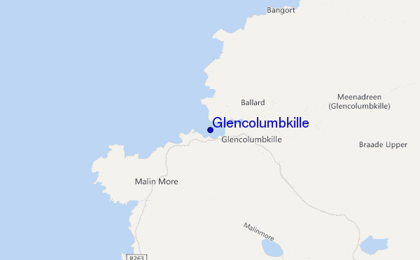 mappa di localizzazione di Glencolumbkille