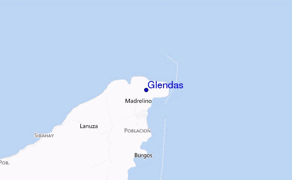 mappa di localizzazione di Glendas