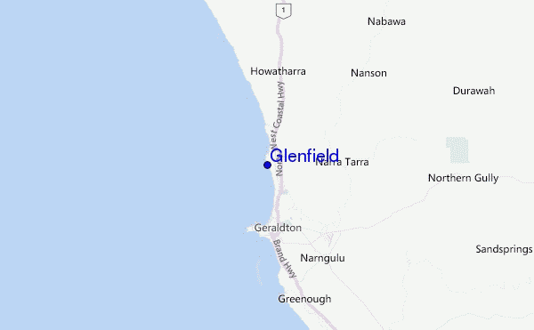 Glenfield Location Map