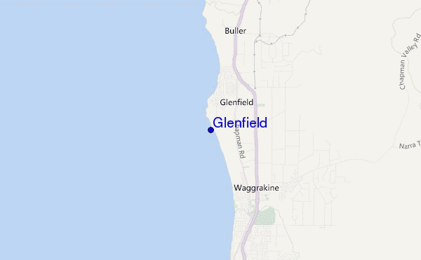 mappa di localizzazione di Glenfield