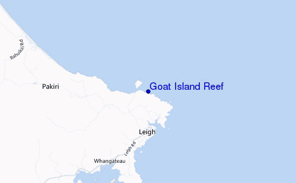 mappa di localizzazione di Goat Island Reef