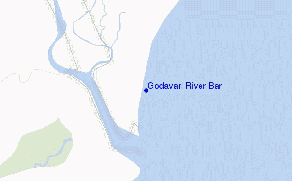 mappa di localizzazione di Godavari River Bar