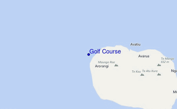 mappa di localizzazione di Golf Course